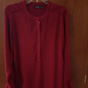 Brick Red Blouse